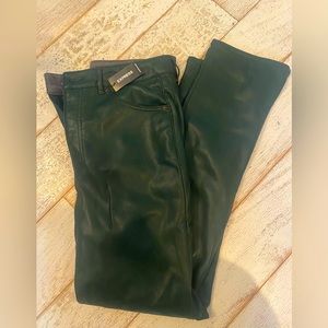 Express faux leather pants. Size 8